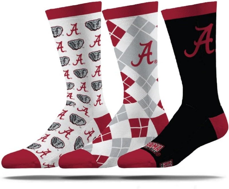 Strideline Store Mens NCAA Dress Socks- The Executive 3 Pack-One Size Fits Most - Image 1